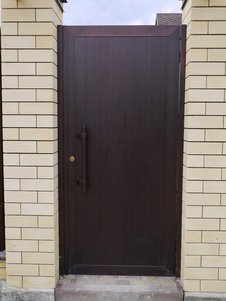 Алюминиевые ворота распашные и алюминиевая калитка