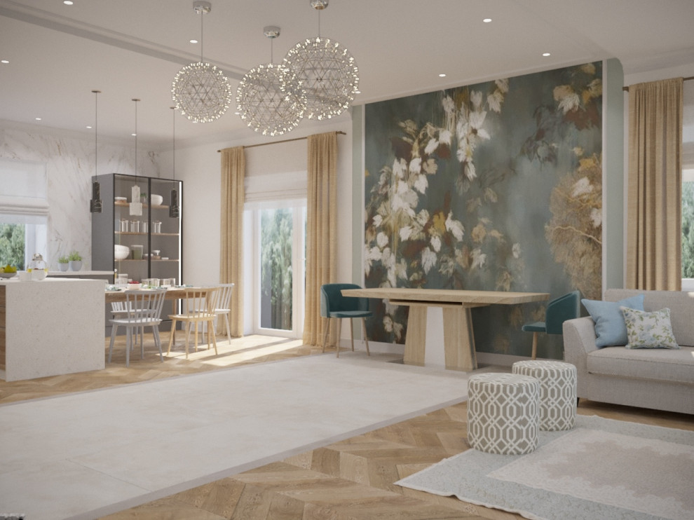 Дом с теплой, семейной атмосферой. 1 этаж