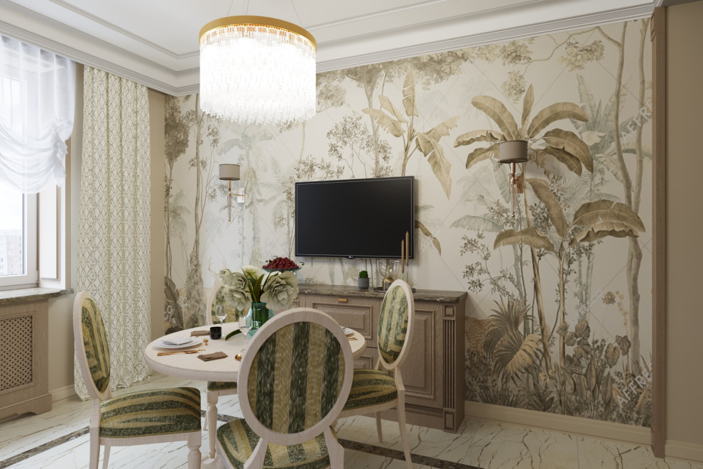 Квартира в сливочно-кремовых оттенках