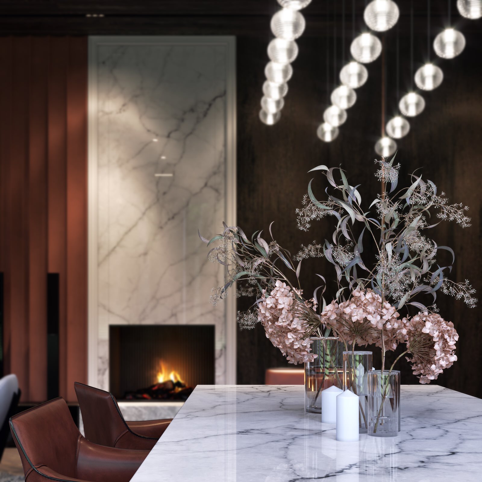 Гостинная/обеденная зона