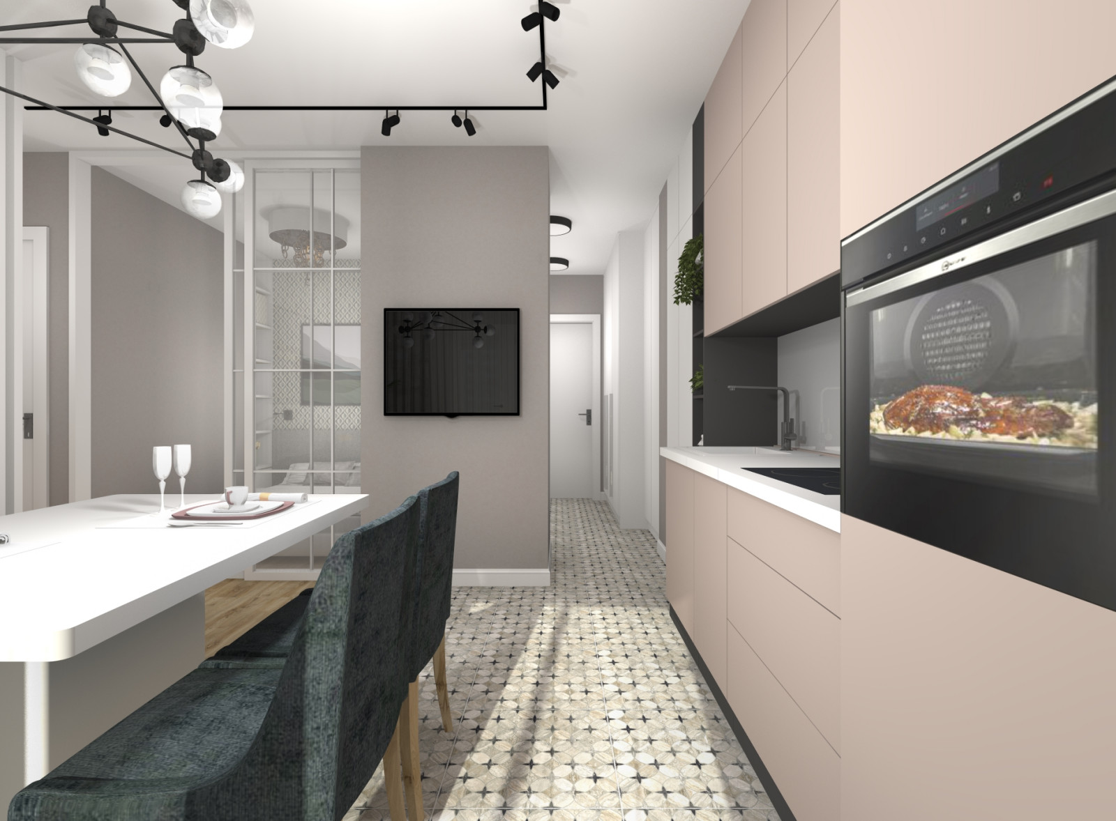 Однокомнатная квартира для троих