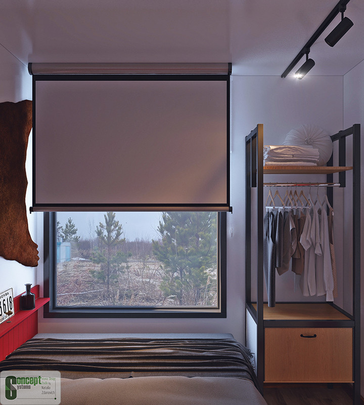 Дом из морского контейнера (спальня 2)