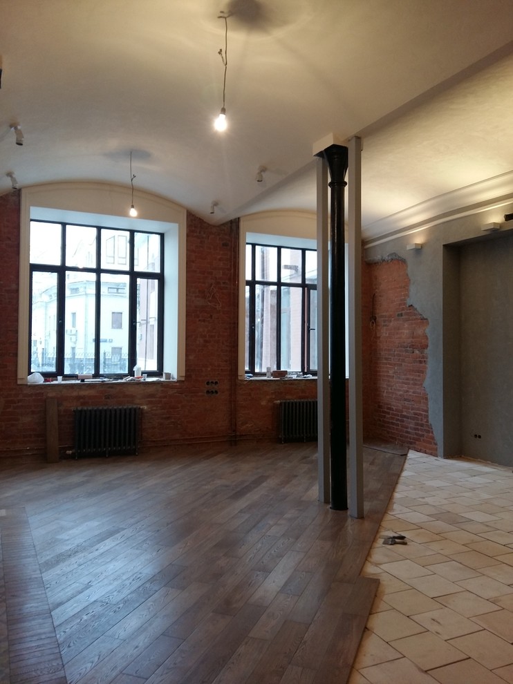 Отделка лофта по проекту бюро Август Проект