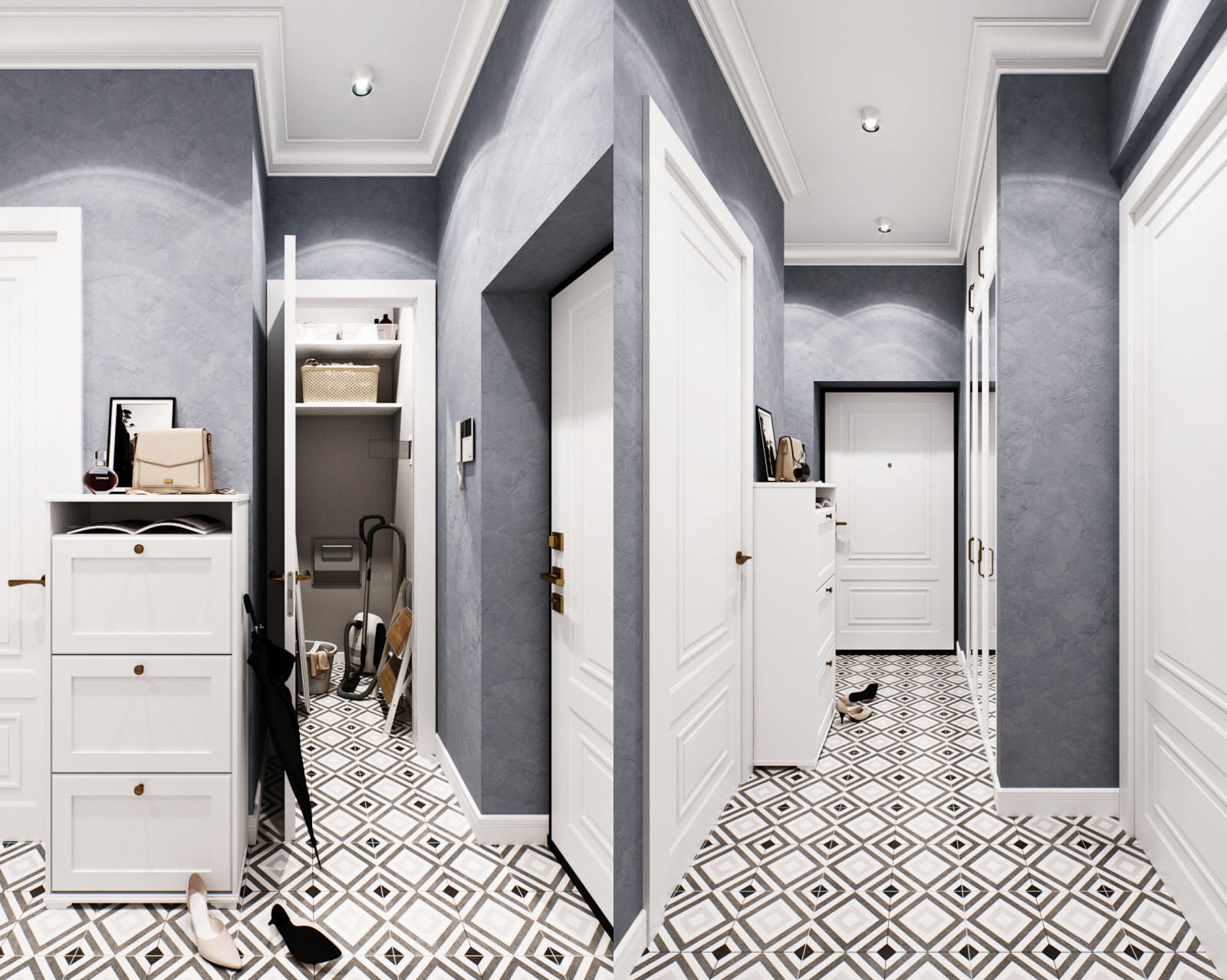 Дизайн однушки в сталинском доме в Москве