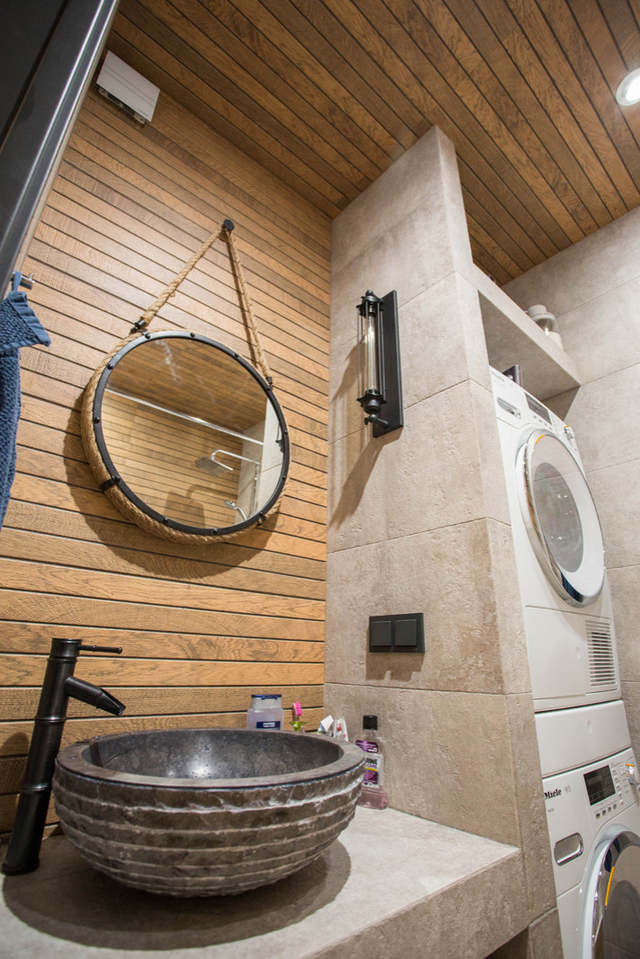 Реализованный проект евродвушки с элементами стиля Лофт