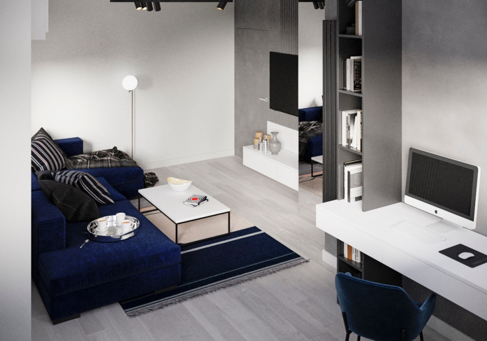 Дизайн интерьера в серых тонах