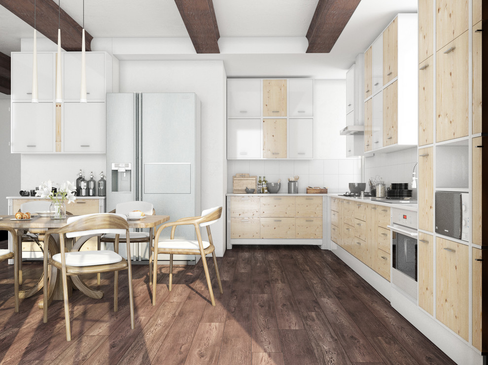 Обложка проекта: Проект кухни гостиной в жилом доме поселок Удальцово