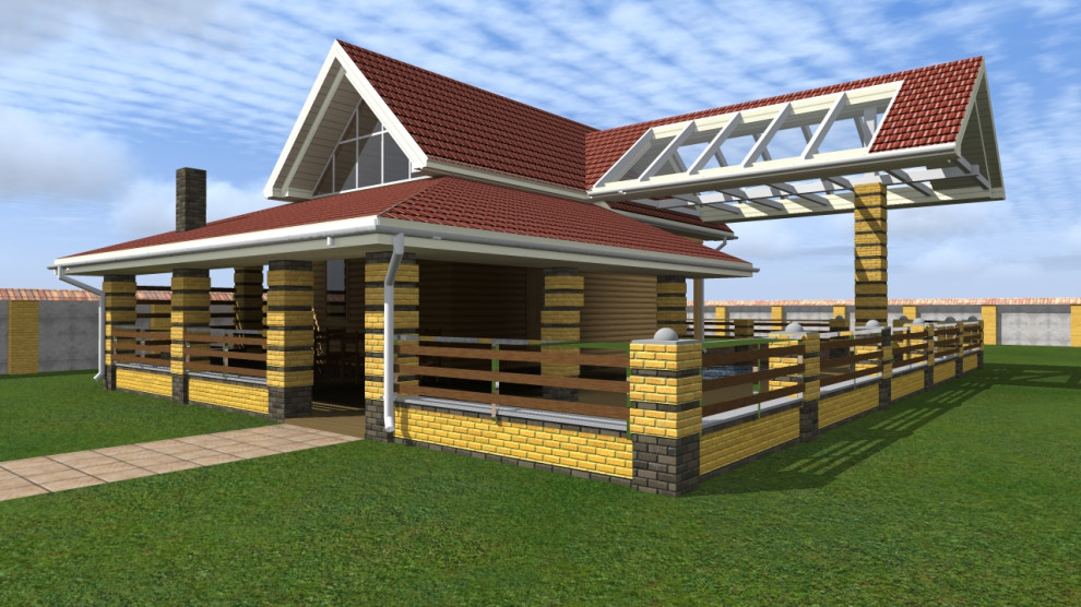 Обложка проекта: Проект реконструкции бани, пристрой крыльца к существующему дому