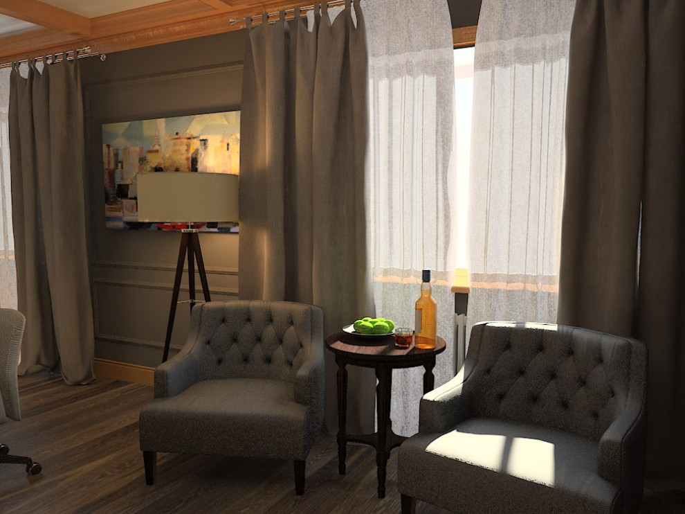 Дизайн-проект офисного пространства строительной компании " Мервинский"