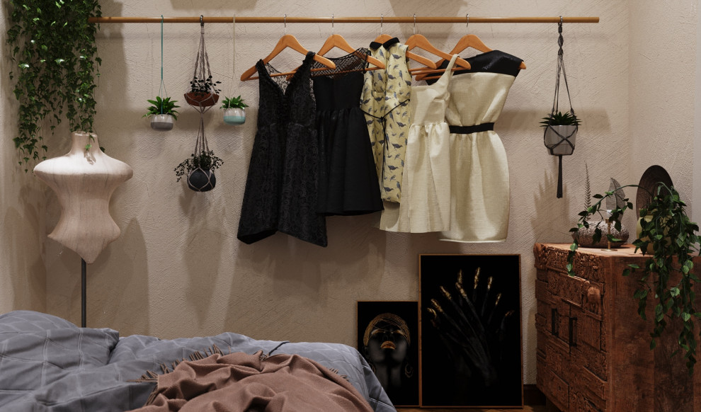 бохо спальня