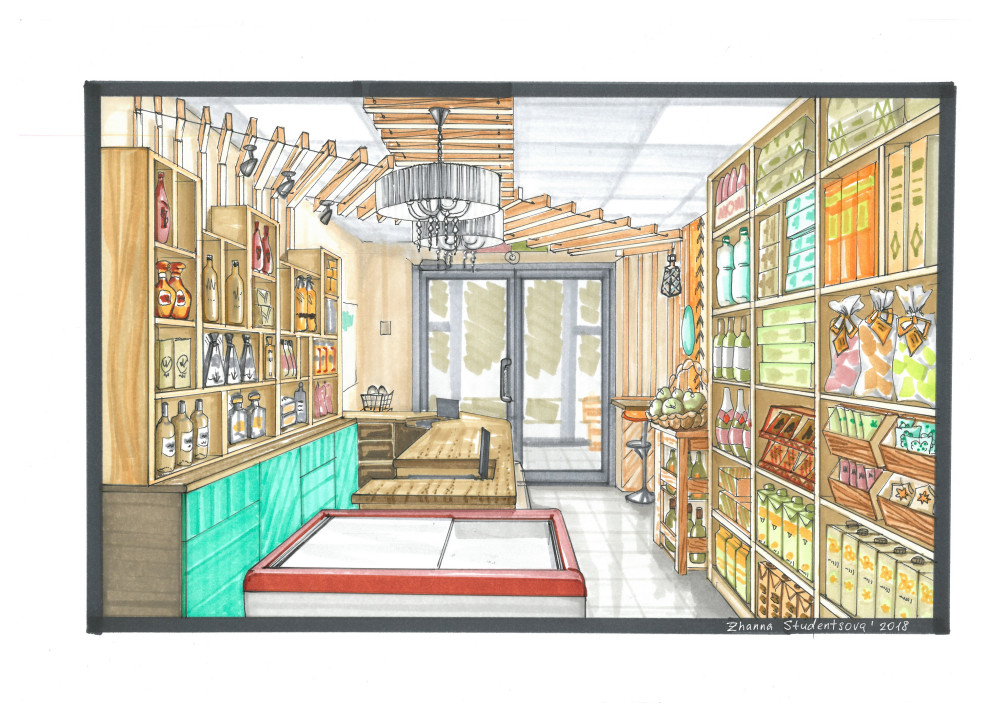 Барон Совиньон, проект винного магазина