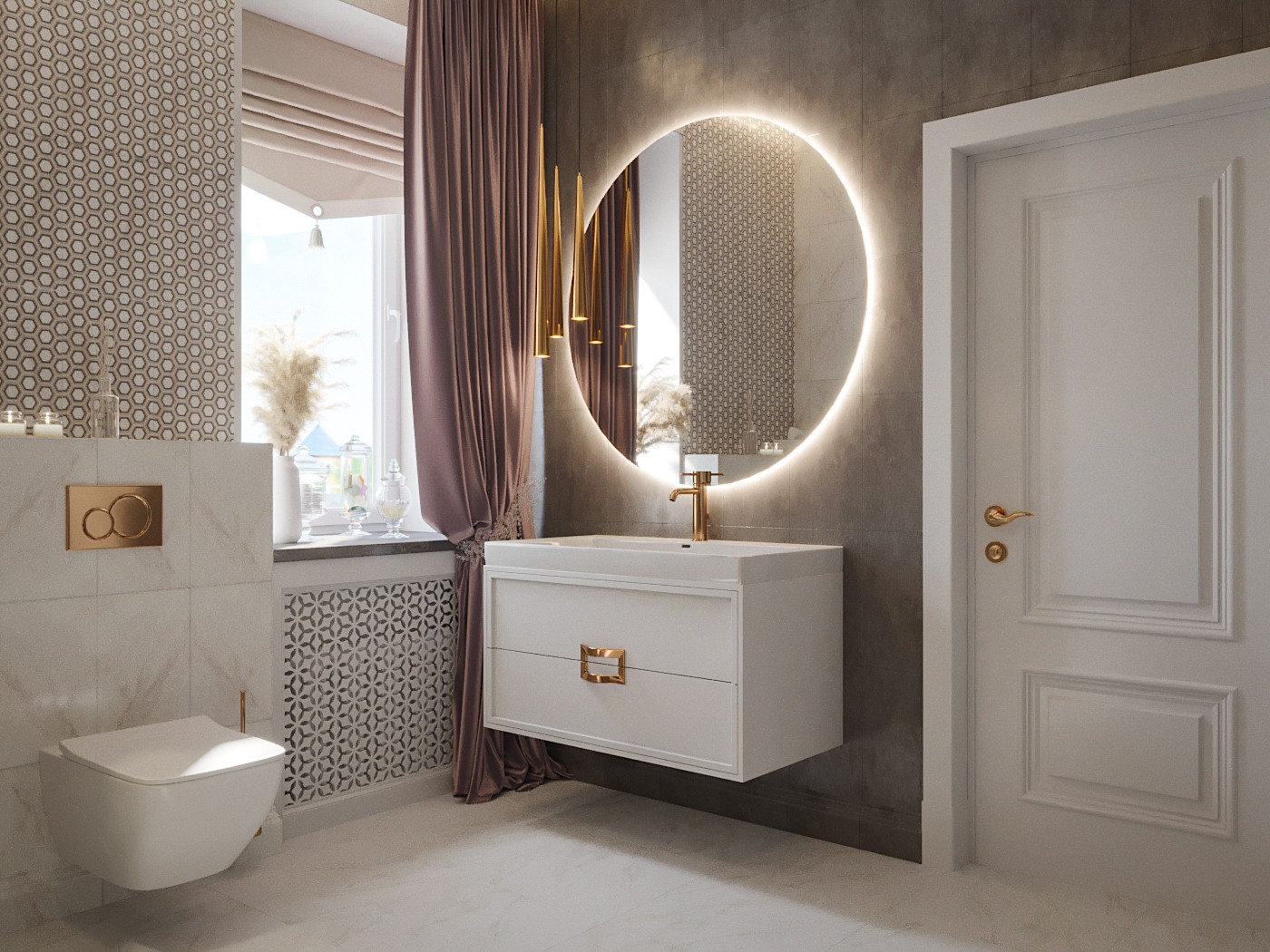 Дизайн загородного дома (1 этаж)