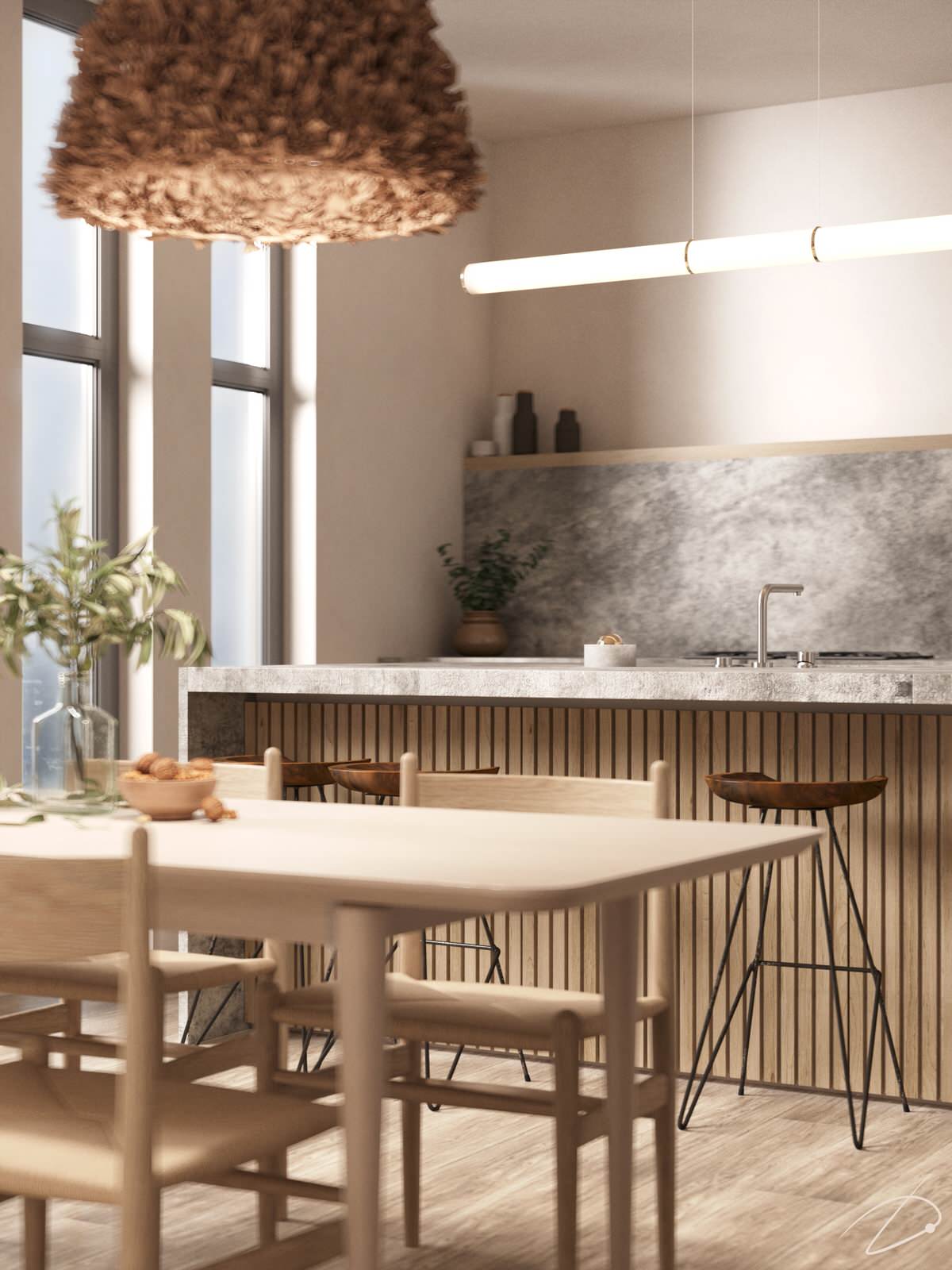 Светлый и легкий проект для молодой семьи