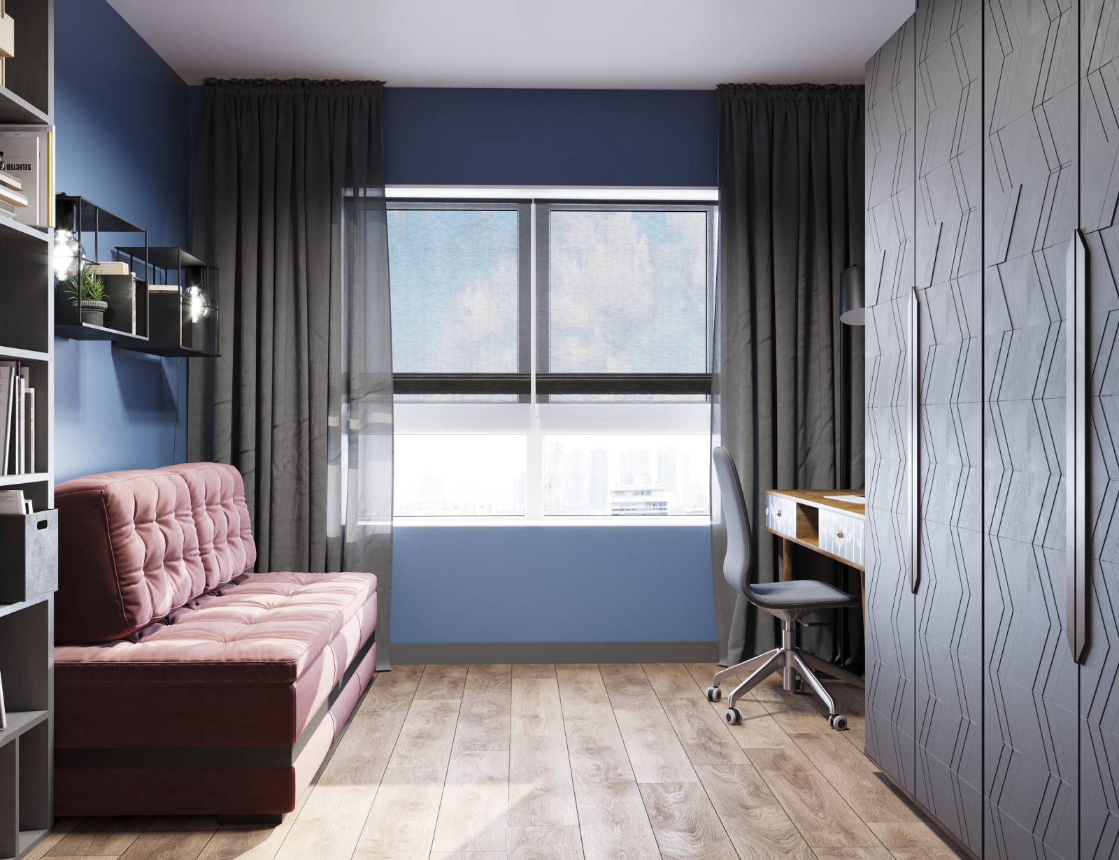 Квартира с цветом