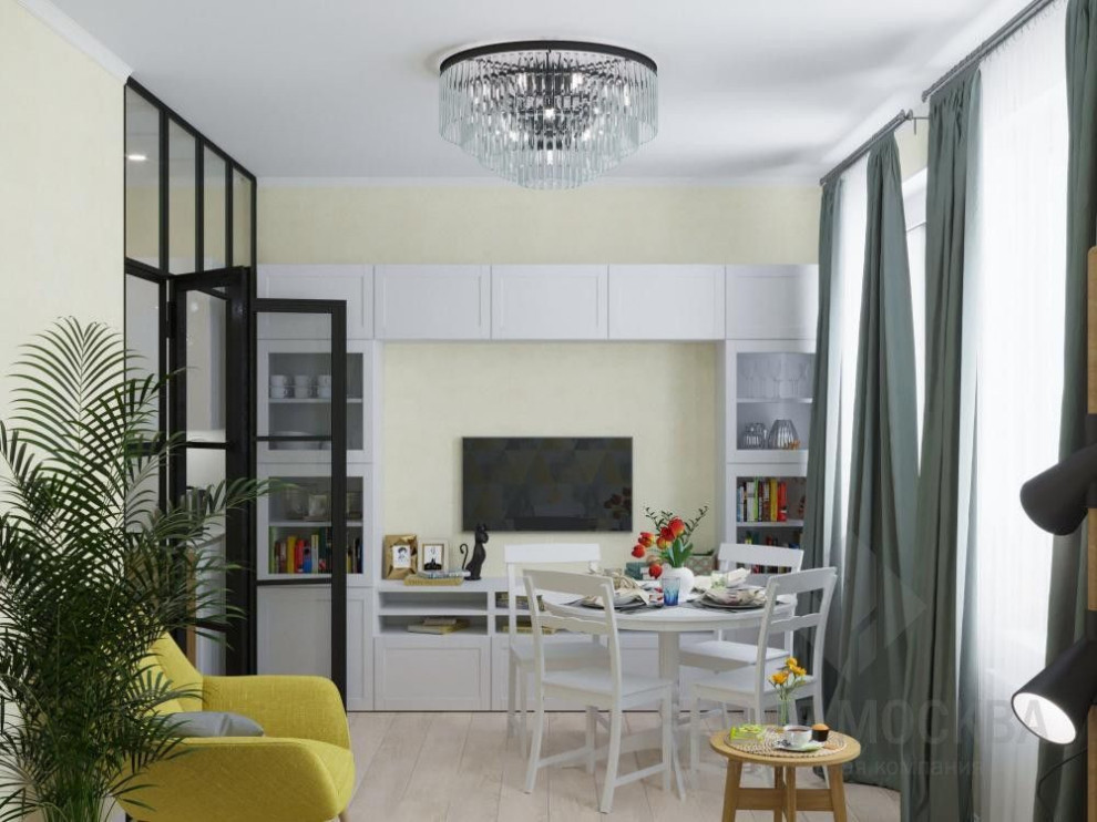 Дизайн-проект квартиры 44 кв.м. в ЖК «Новая Звезда»