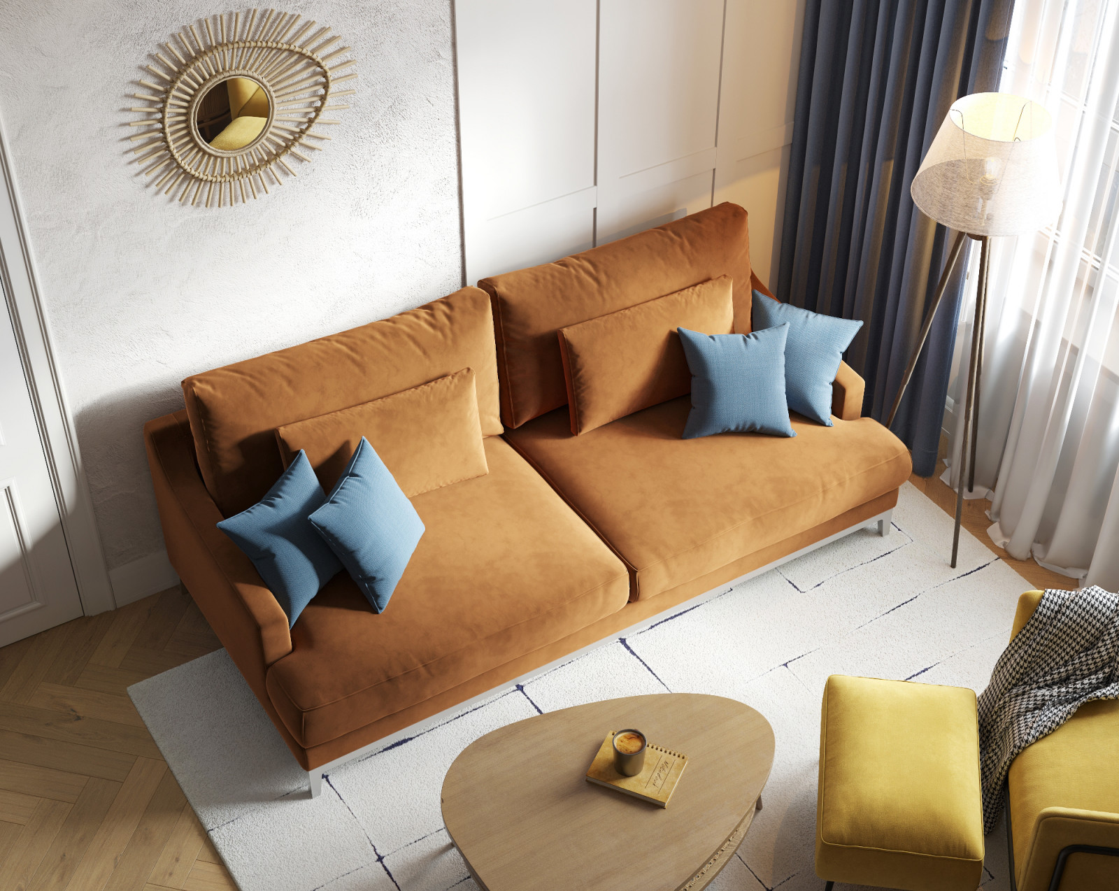 Интерьер с элементами винтажа