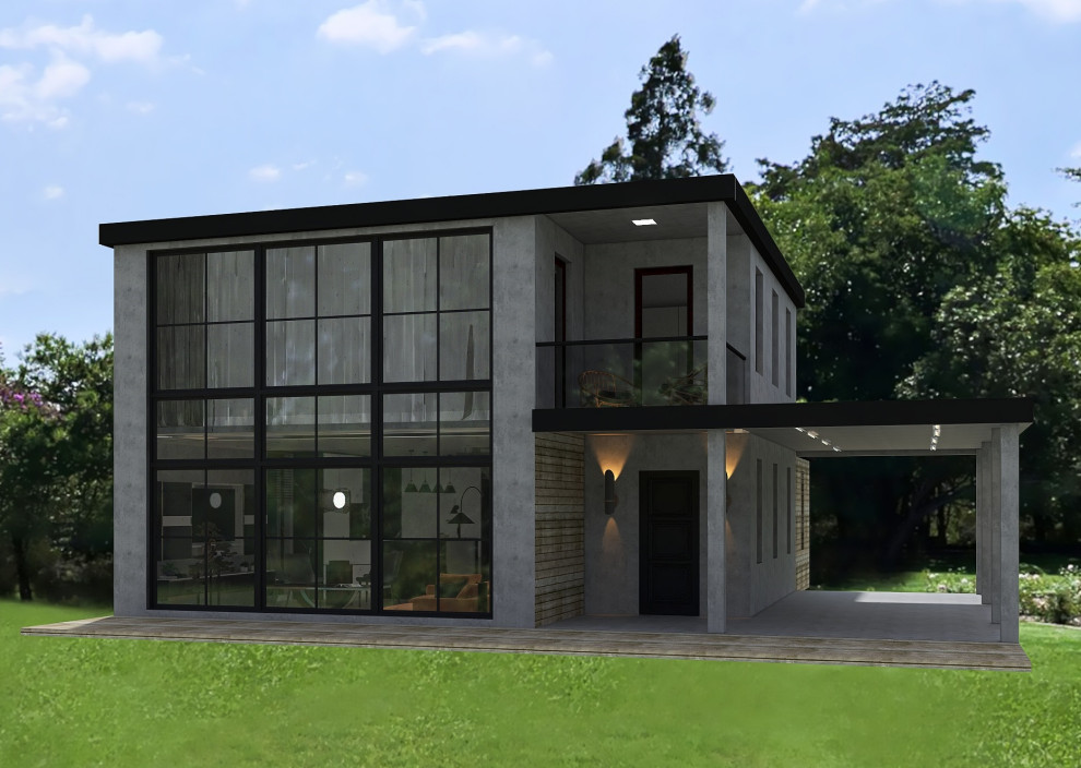 Архитектурный проект 2-х этажного дома и Дизайн интерьера