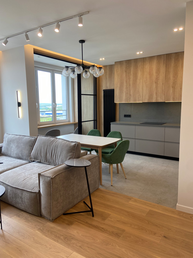 Реализация дизайн-проекта для квартиры 63 м2.