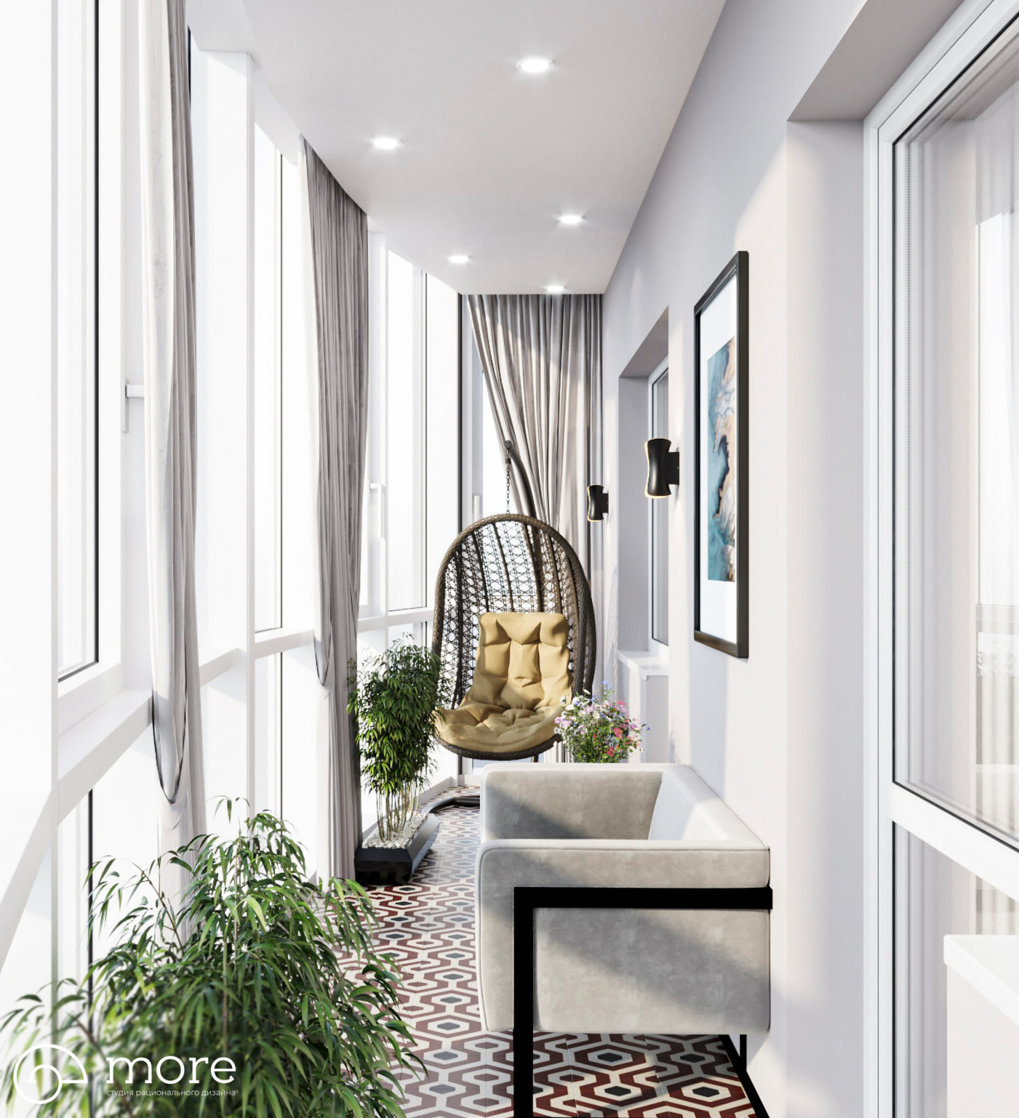 Дизайн квартиры 80 кв.м ул.Комсомольская г. Хабаровск, 2021г.