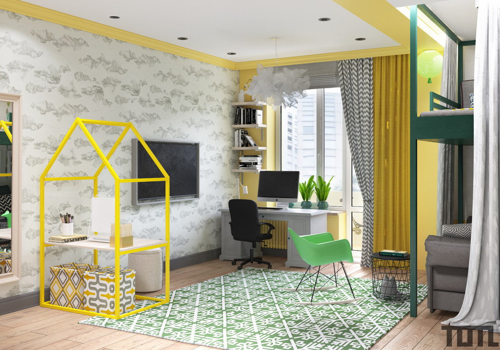 Просторный лофт для большой семьи