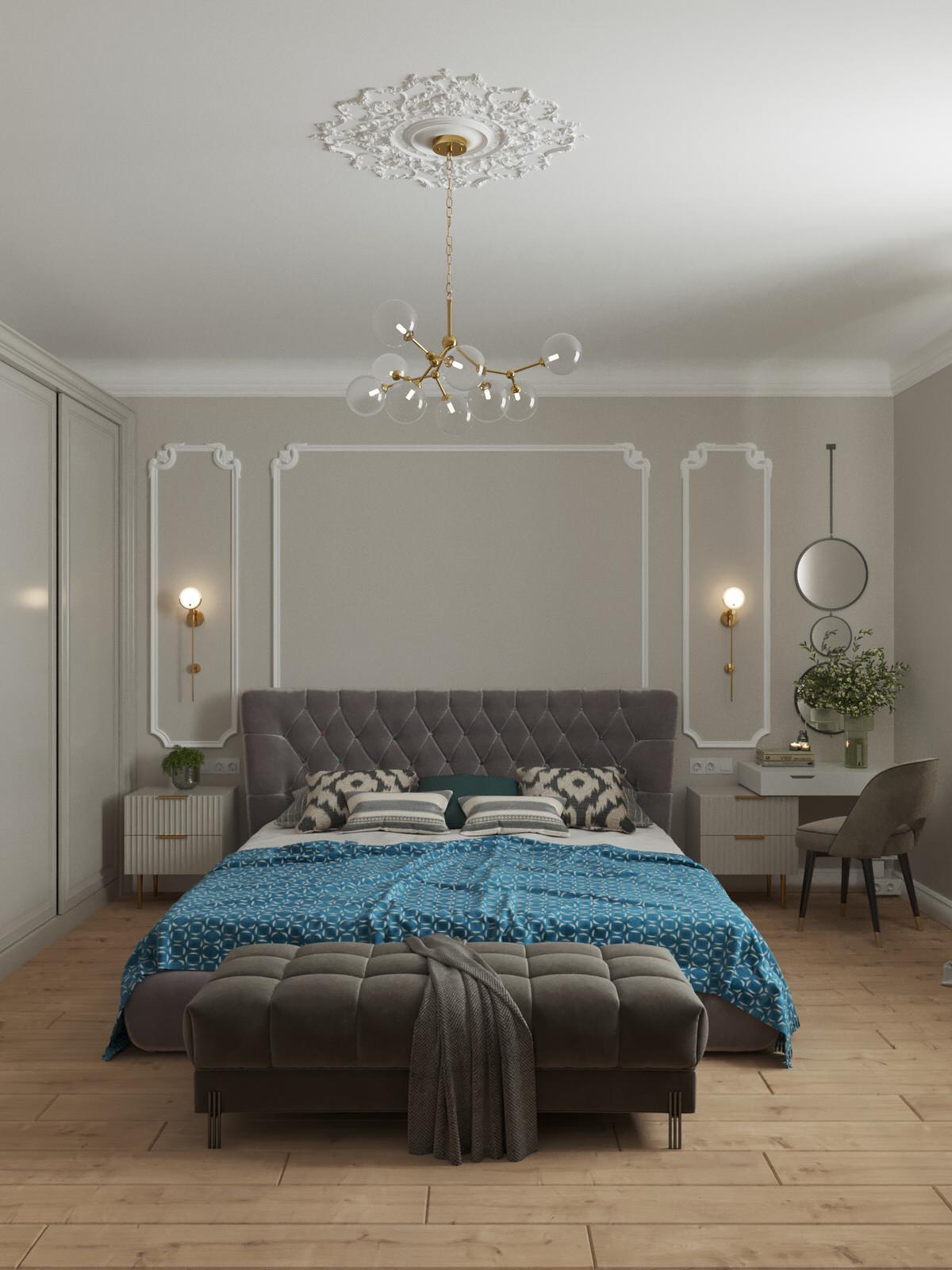 Обложка проекта: Комната в стиле неоклассика