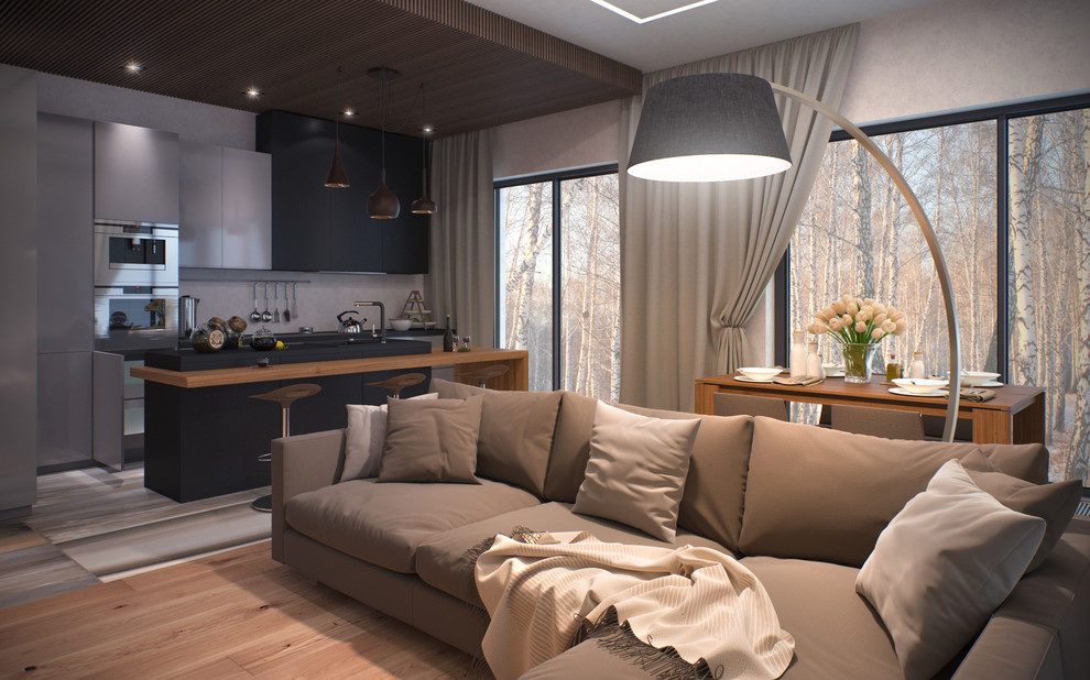 В теплых оттенках серого