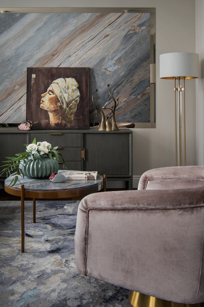 Гостиная в ЖК Донской Олимп