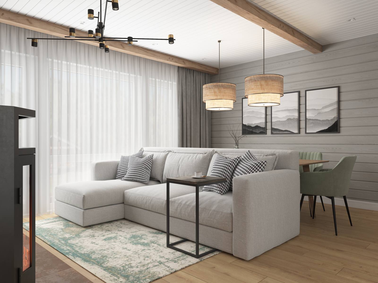 Дизайн-проект каркасного дома