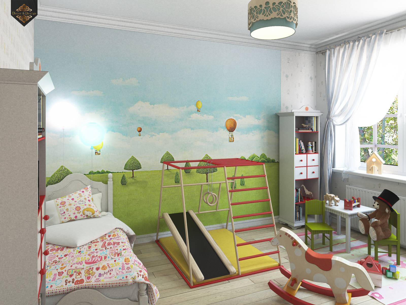 "Фьюжн в интерьере"трехкомнатная квартира в Казани по ул. Муштари