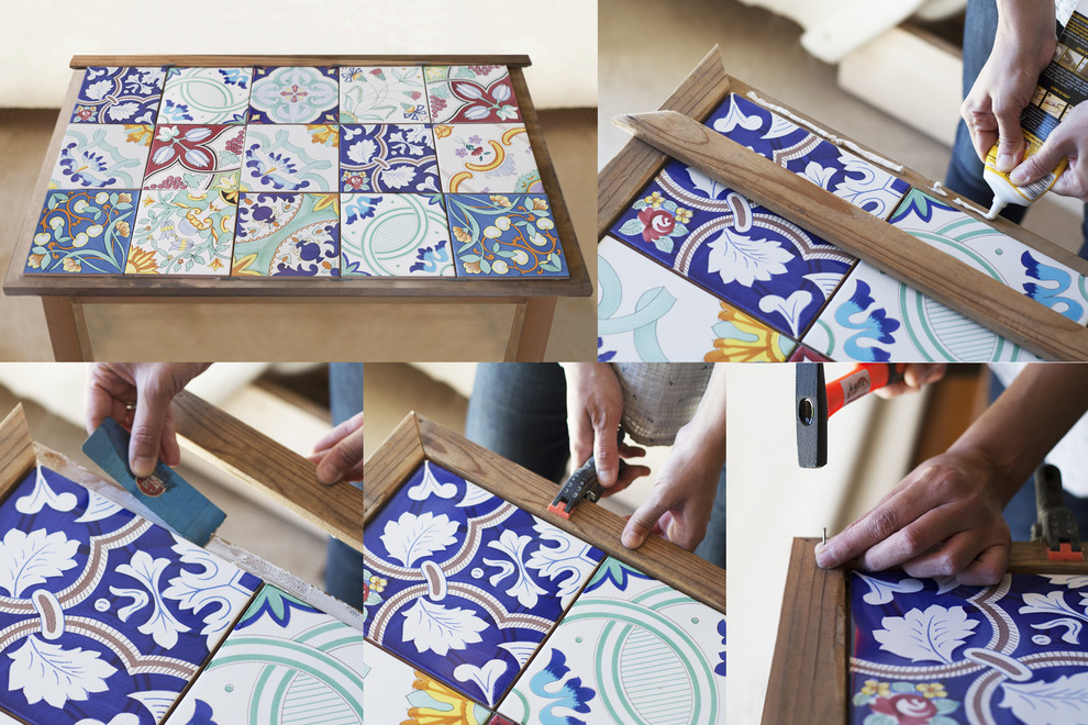 Своими руками: Как выложить стол плиткой