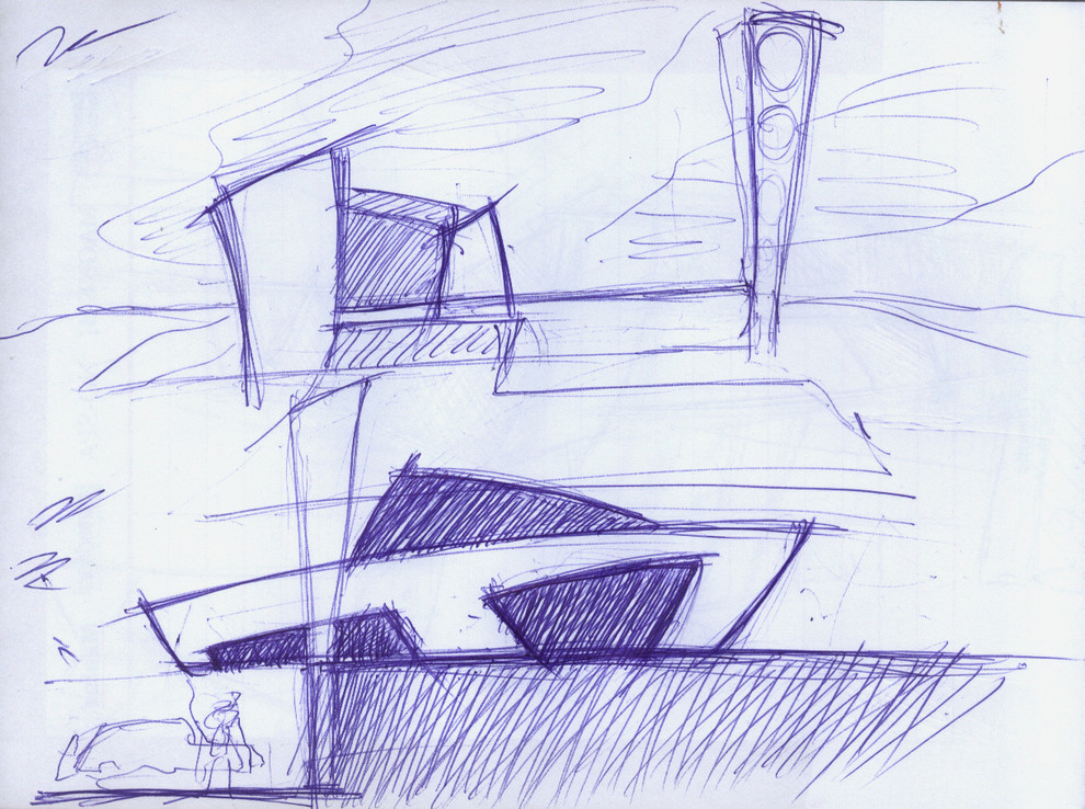 Размышление с карандашом - наброски, малоэтажные частные дома и таунхаусы