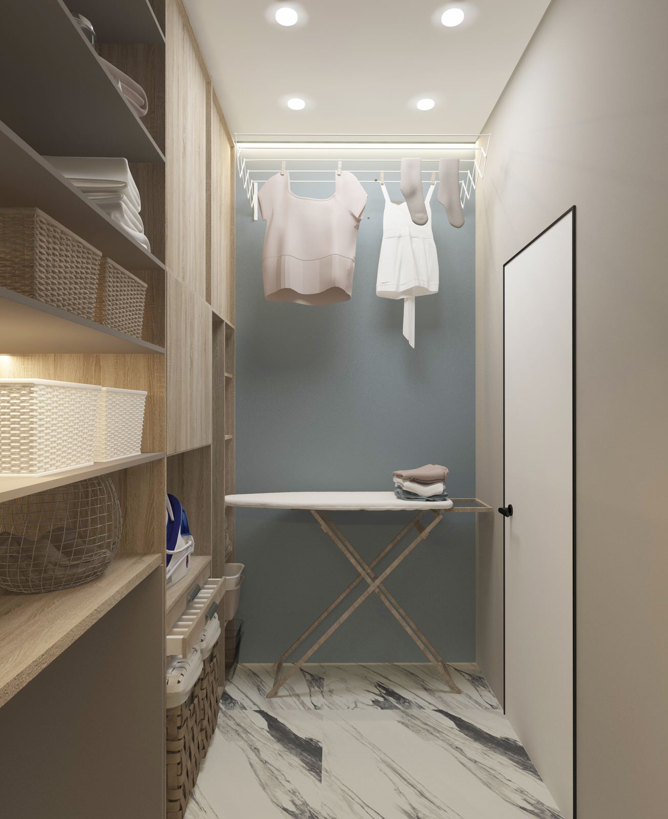 Проект трехкомнатной квартиры г. Ростов-на-Дону