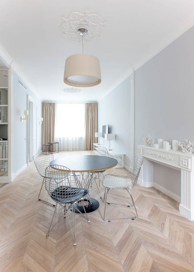 Дизайн квартиры на Остоженке. Фото интерьеров и новинки 2015 года