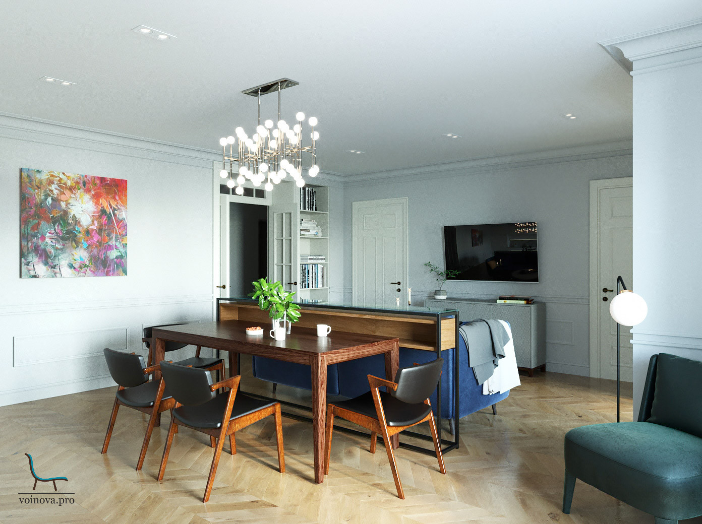 Кухня-гостиная