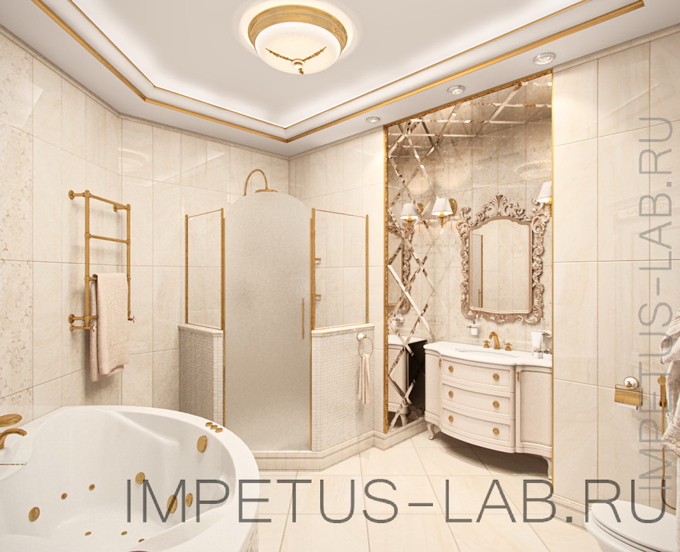 Проект квартиры в классическом стиле в центре Москвы