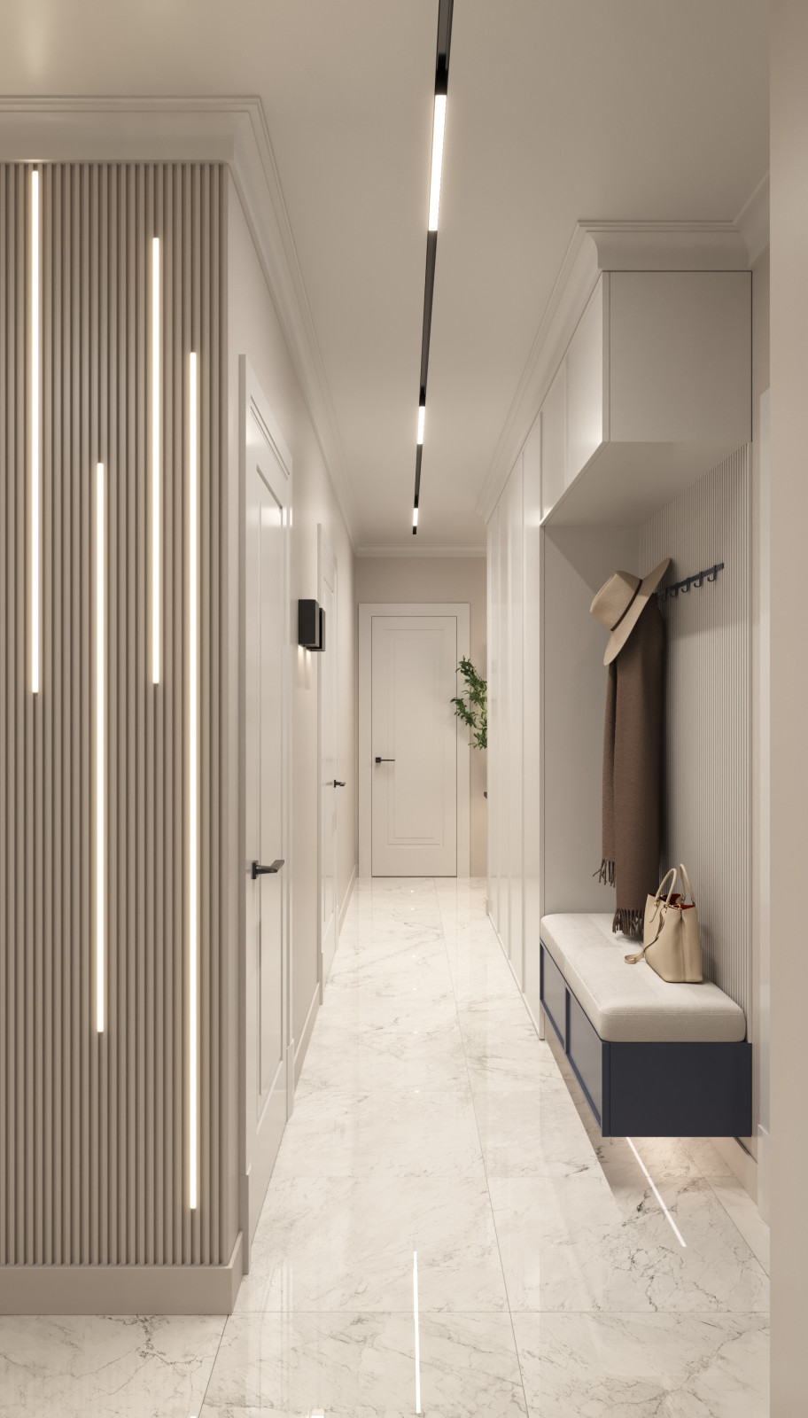 Проект трехкомнатной квартиры