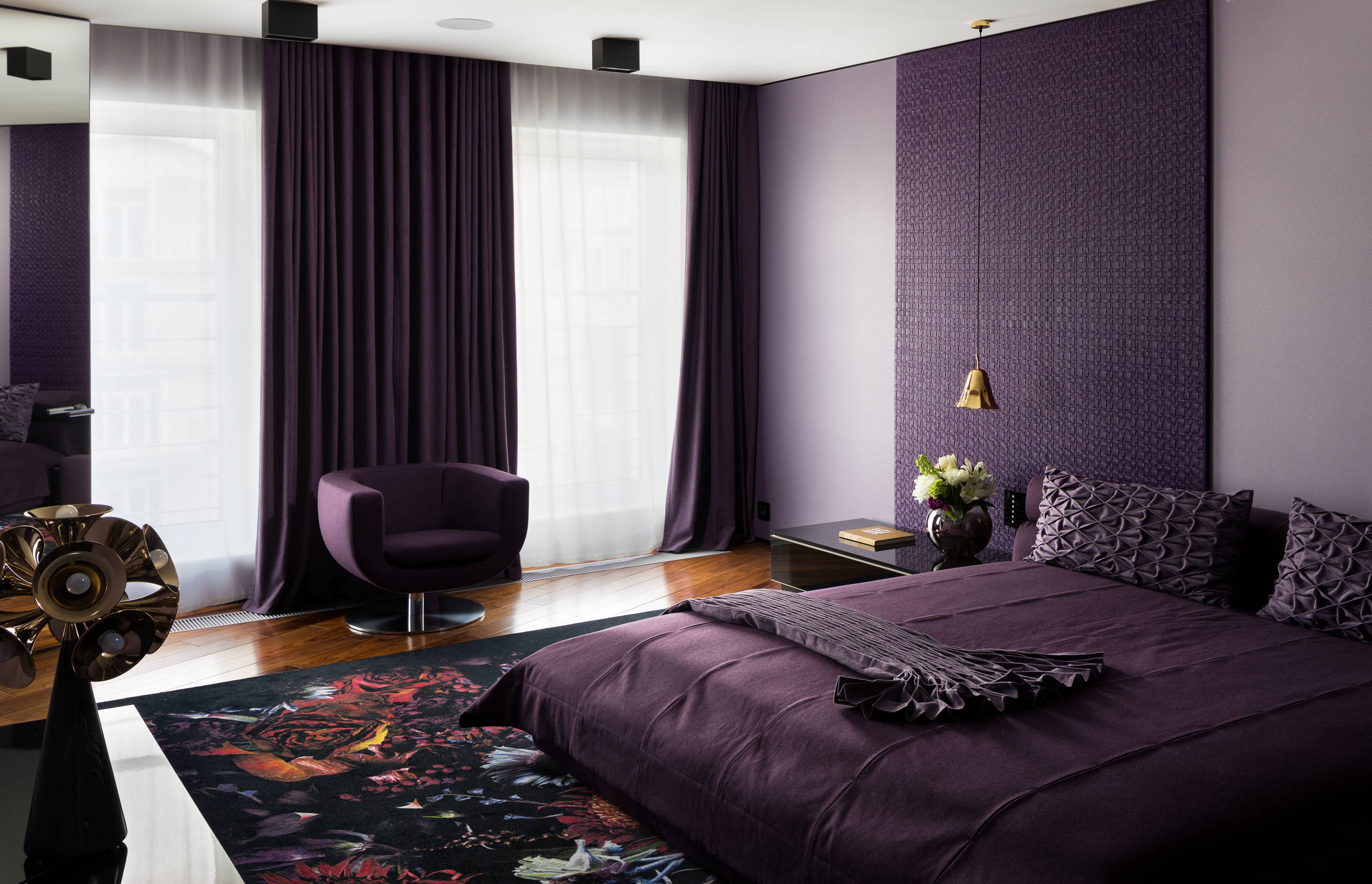 Houzz Украина: Квартира для семьи, которой наскучил бежевый