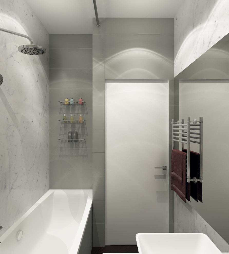 Медь и мрамор (дизайн квартиры)