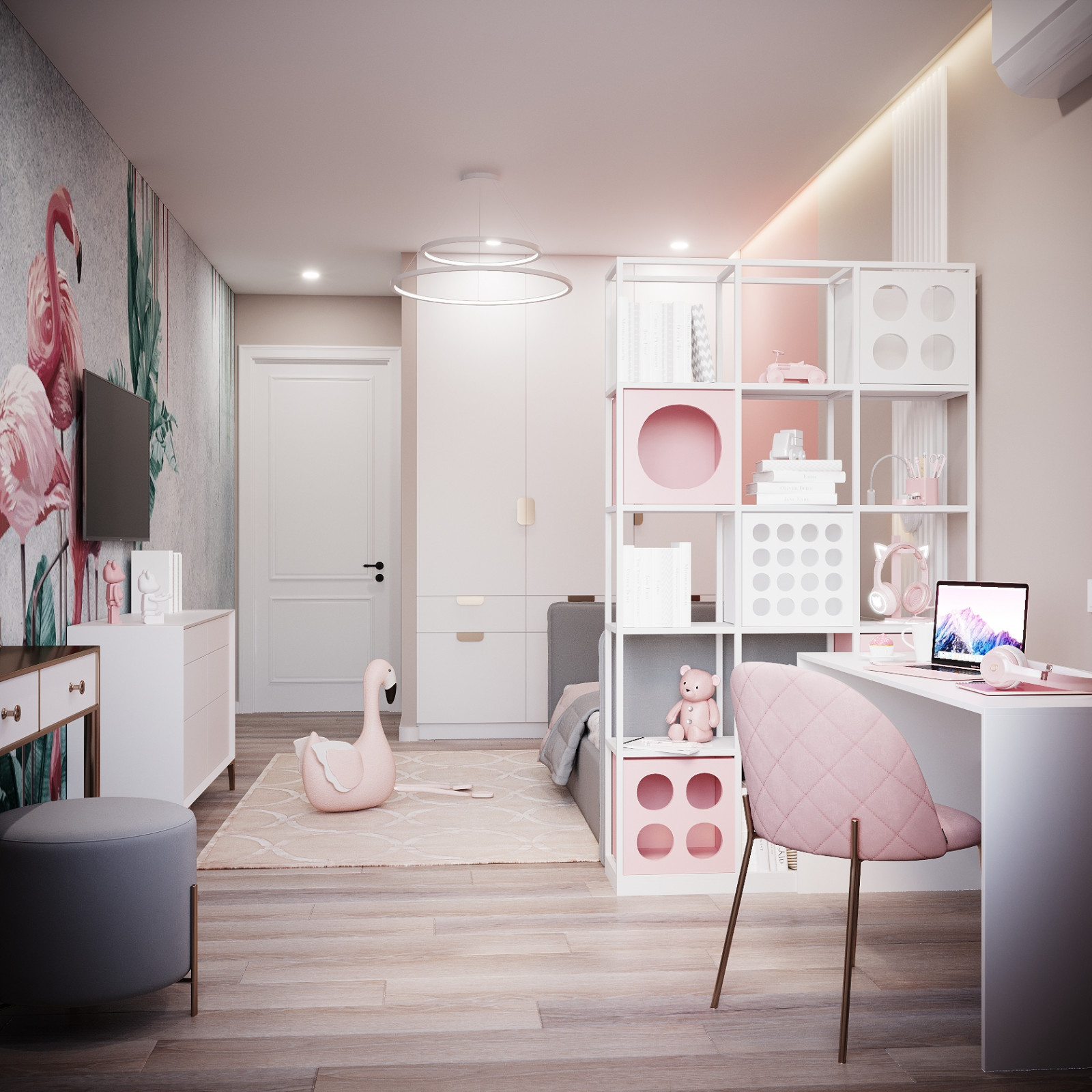 Интерьер трехкомнатной квартиры в стиле Неоклассика