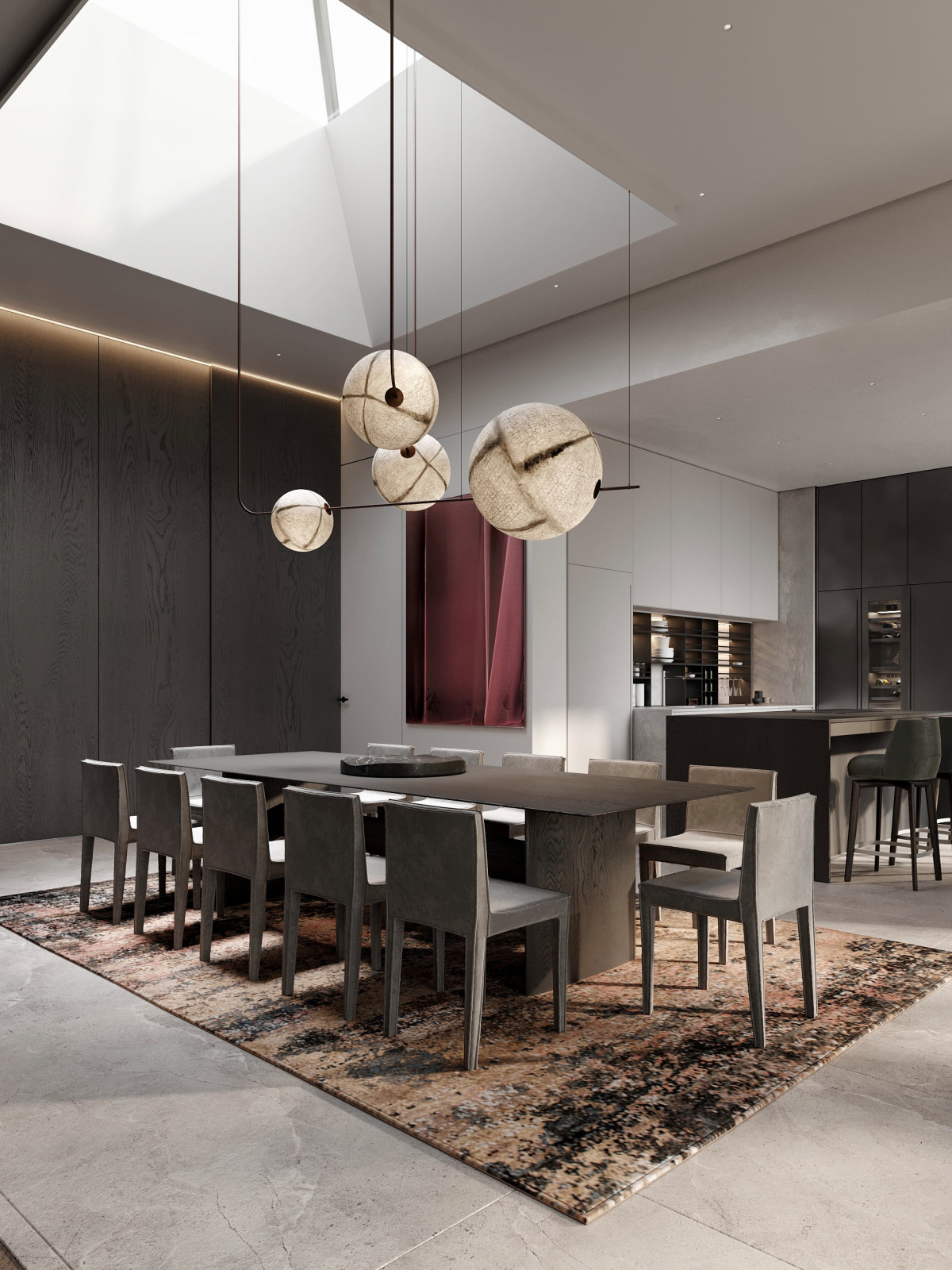 Интерьер дома в Новогорске