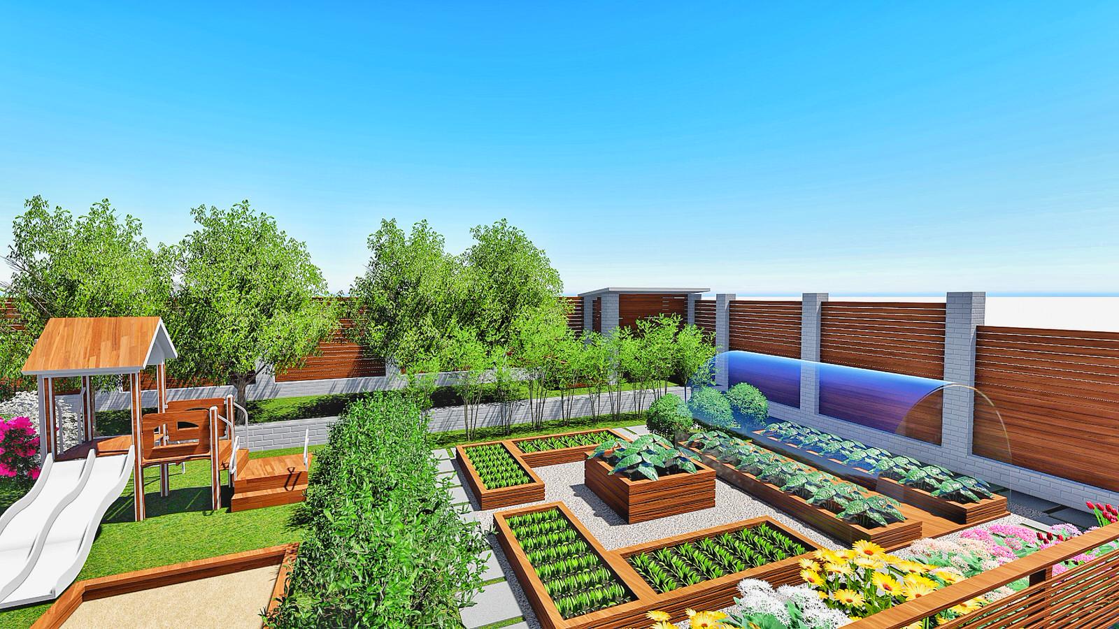 Ландшафтный дизайн Иркутск п. Марково