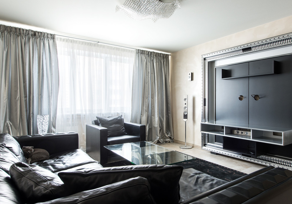 Обложка проекта: "Ход конём" - квартира в стиле ар-деко 150 м2, г. Люберцы