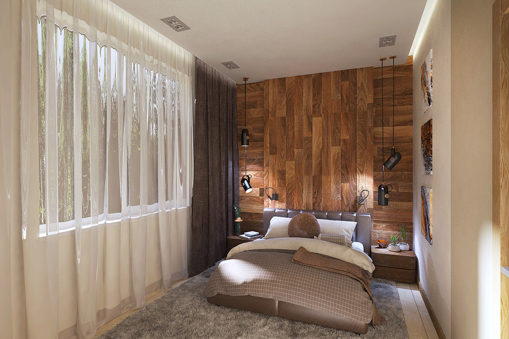 Уютная спальня в эко-стиле