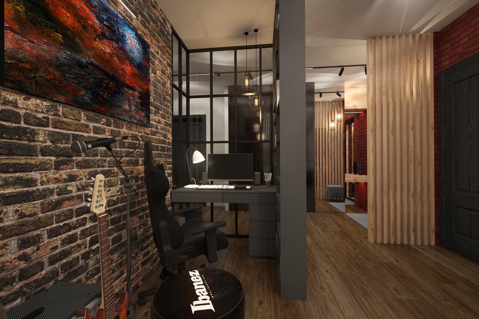 Квартира в стиле – барный лофт