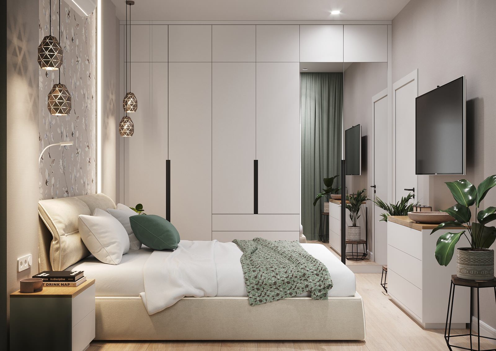 Innenarchitektur einer kleinen Wohnung