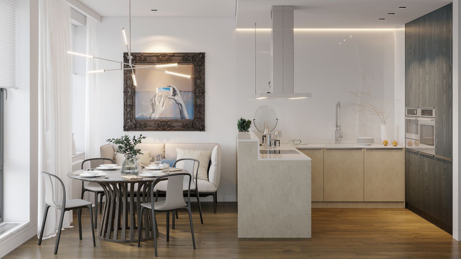 Barrin House | кухня-столовая