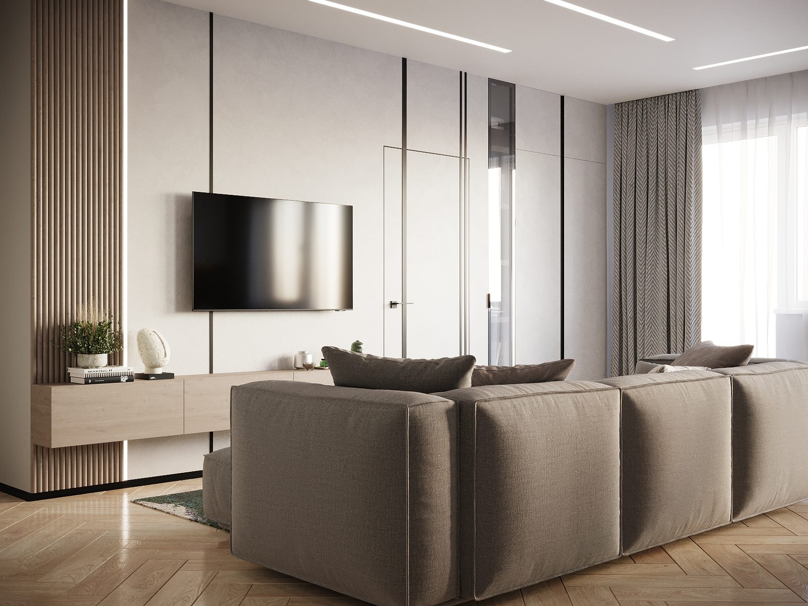 Обложка проекта: 3-х комнатная квартира ЖК Элегант