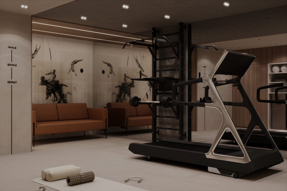 Цокольный этаж дома Тихая роскошь