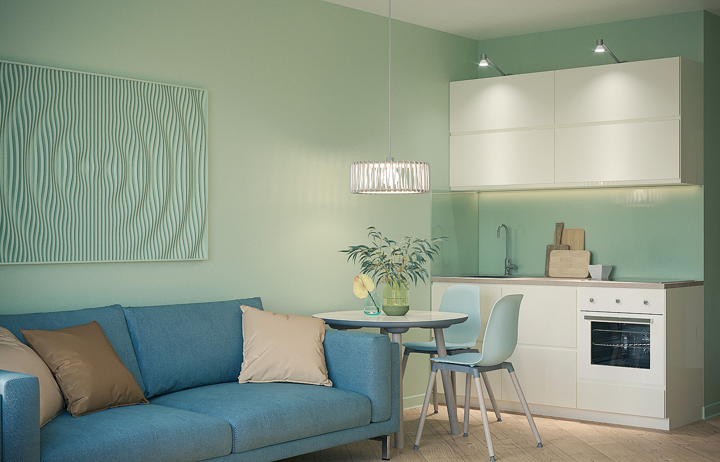 Обложка проекта: Дизайн интерьера малогабаритной квартиры