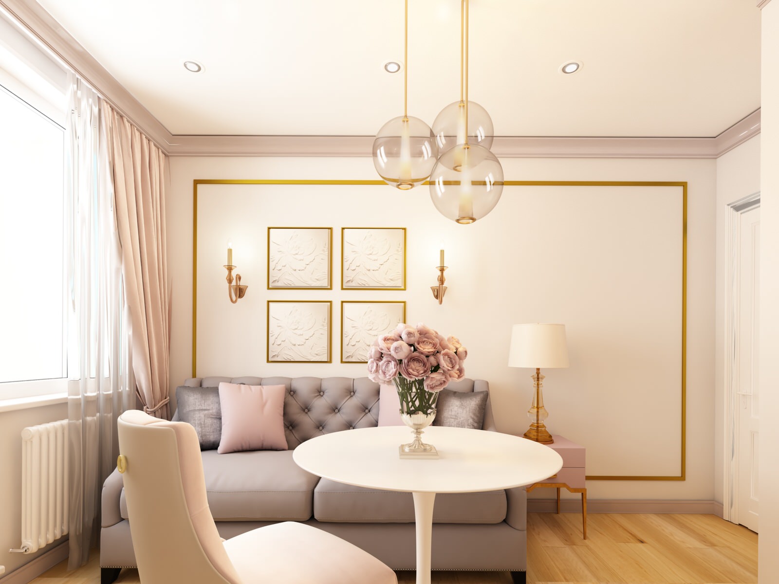 Обложка проекта: Однокомнатная квартира для девушки.